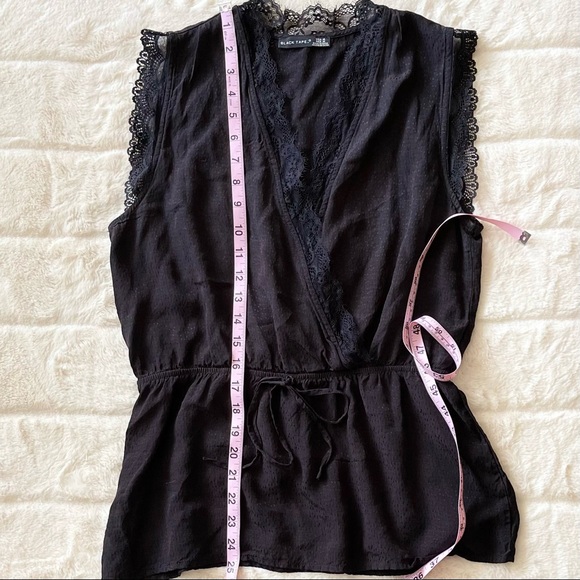 Surplice À Pois Blouse - Picture 3 of 5